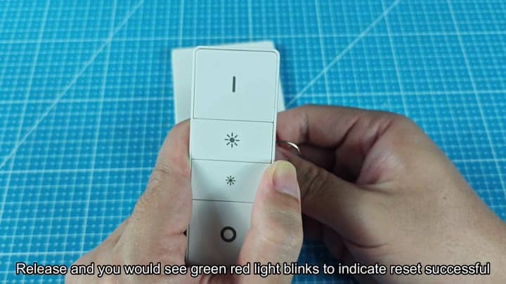 Green red lights blink after reset Green red lights blink after reset