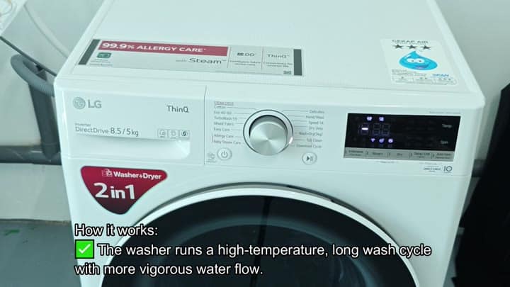 High temperature wash cycle settings High temperature wash cycle settings