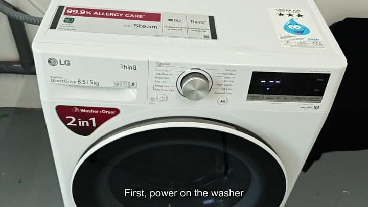 LG washer control panel overview LG washer control panel overview