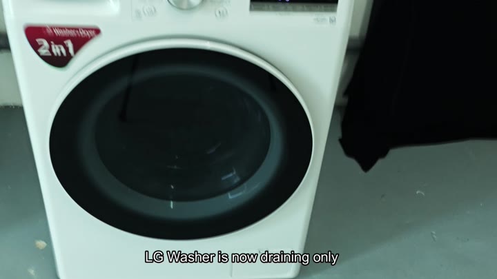 LG washer draining water only LG washer draining water only