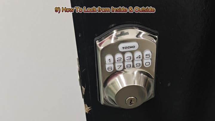 Locking door from inside and out Locking door from inside and out