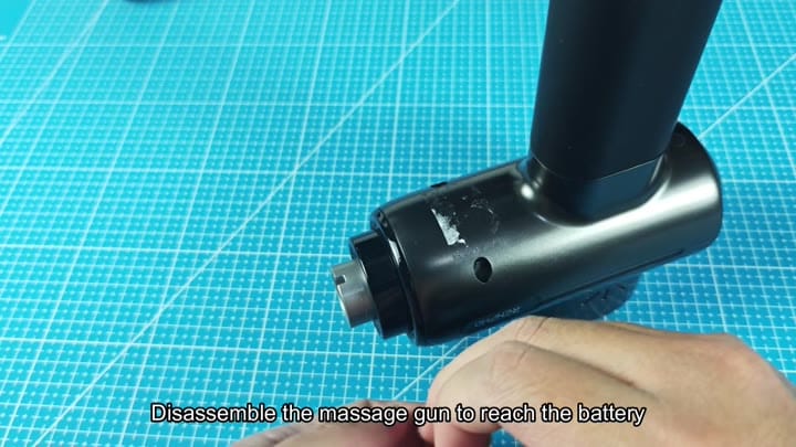 Massage gun ready for disassembly Massage gun ready for disassembly
