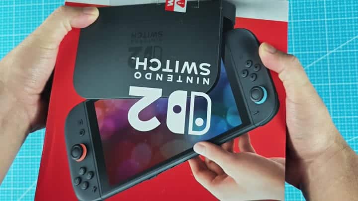 Nintendo Switch 2 console unboxed Nintendo Switch 2 console unboxed