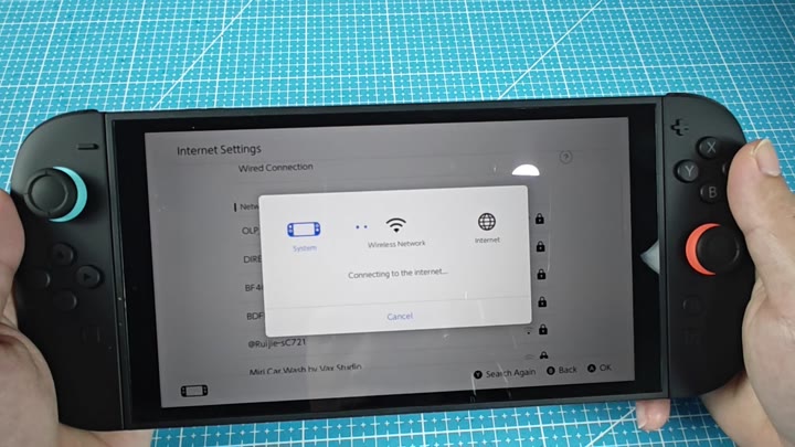 Nintendo Switch connecting to wireless network Nintendo Switch connecting to wireless network