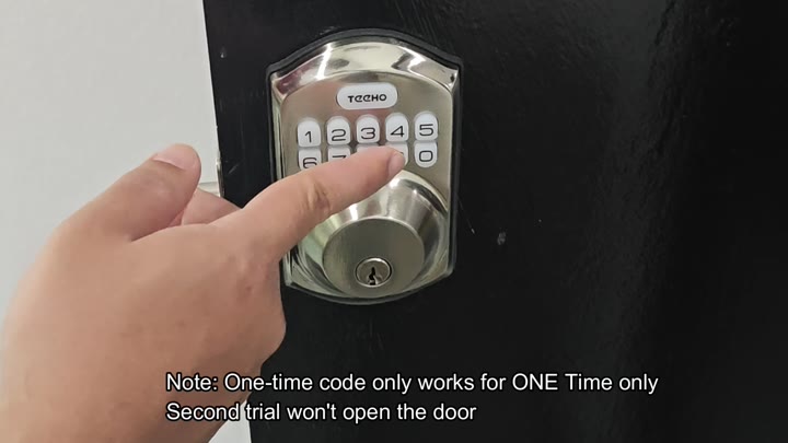 Note that one-time code works only once Note that one-time code works only once