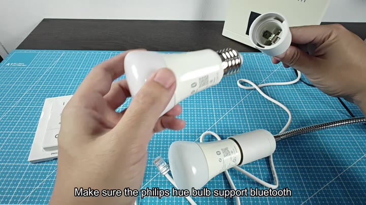 Philips Hue bulb base separated from shell Philips Hue bulb base separated from shell