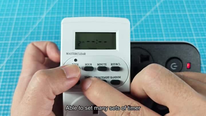 Programming multiple timer sets on device Programming multiple timer sets on device