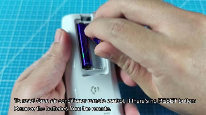 Remove batteries if no reset button exists Remove batteries if no reset button exists