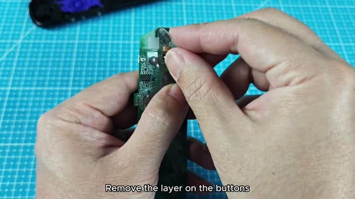 Remove button layer to access internals Remove button layer to access internals