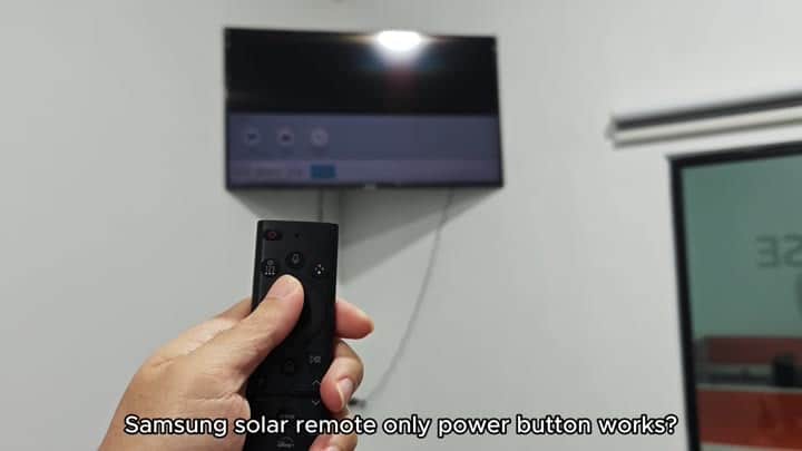 Samsung remote power button works Samsung remote power button works