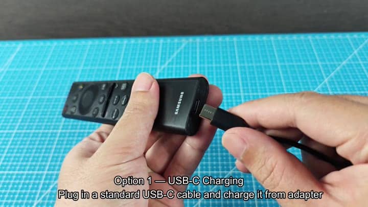 Samsung remote USB-C charging port Samsung remote USB-C charging port