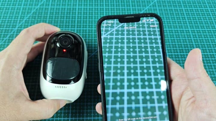 Scanning QR code to add device Scanning QR code to add device