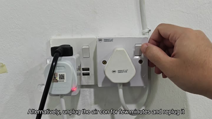 Switching off wall power socket Switching off wall power socket