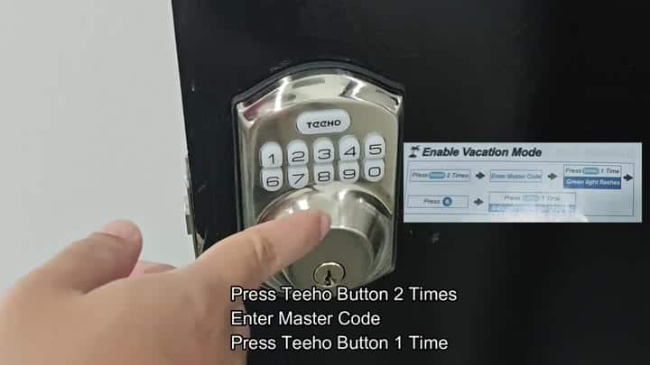 Teeho keypad for enabling Vacation Mode Teeho keypad for enabling Vacation Mode