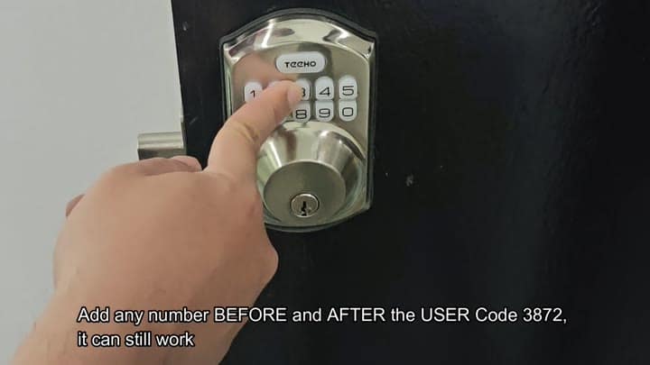 Teeho lock user code variation Teeho lock user code variation