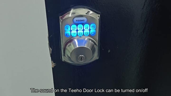 Teeho lock with muted sound option Teeho lock with muted sound option