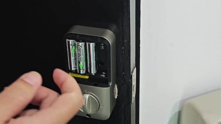 Three Energizer batteries installed Three Energizer batteries installed