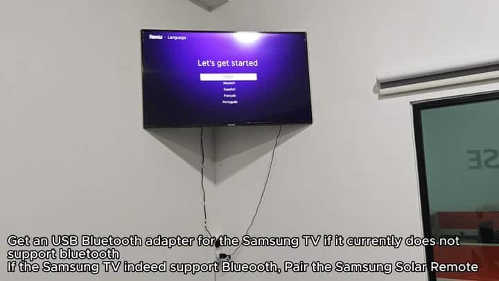 TV setup screen language options TV setup screen language options